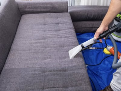 Spotless upholstered armchair